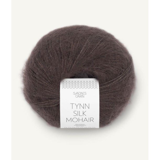 Tynn Silk Mohair, M�rk chokolade