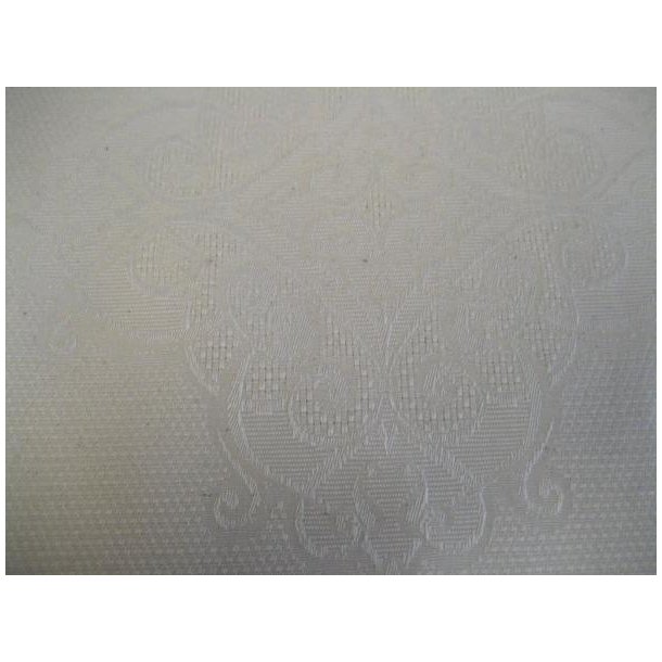 R�hvid jacquard gardin