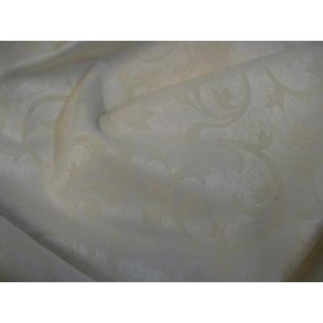 Hvid gardin m/m�nster