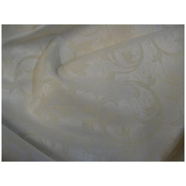 Hvid gardin m/m�nster