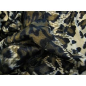 Imiteret pels sort/brun