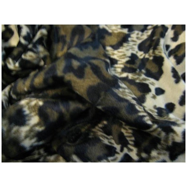 Imiteret pels sort/brun